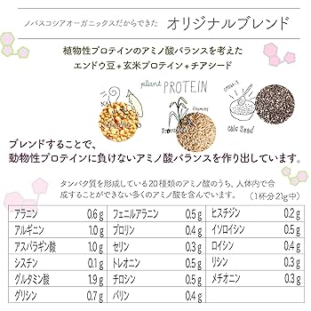 ノバスコシア　オーガニックス　プロテイン　3点 オーガニックプロテイン カカオ&メープル 210g 3袋セット